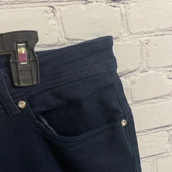 Dkin Black Studded Pockets Stretch Straight Legged Jeans - Picture 5 of 9